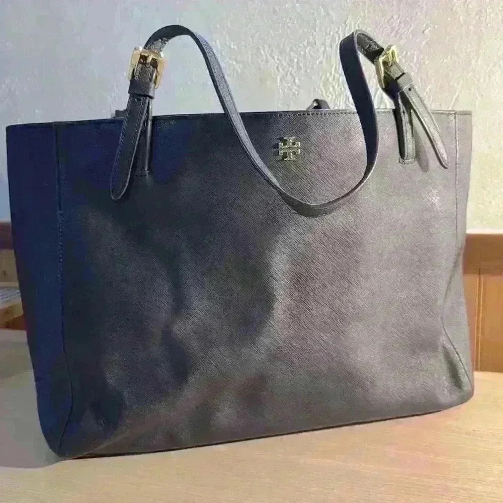 Tory Burch Blue Leather “New York” Tote